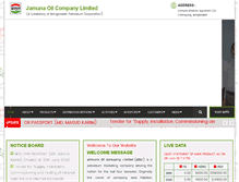 Tablet Screenshot of jamunaoil.gov.bd